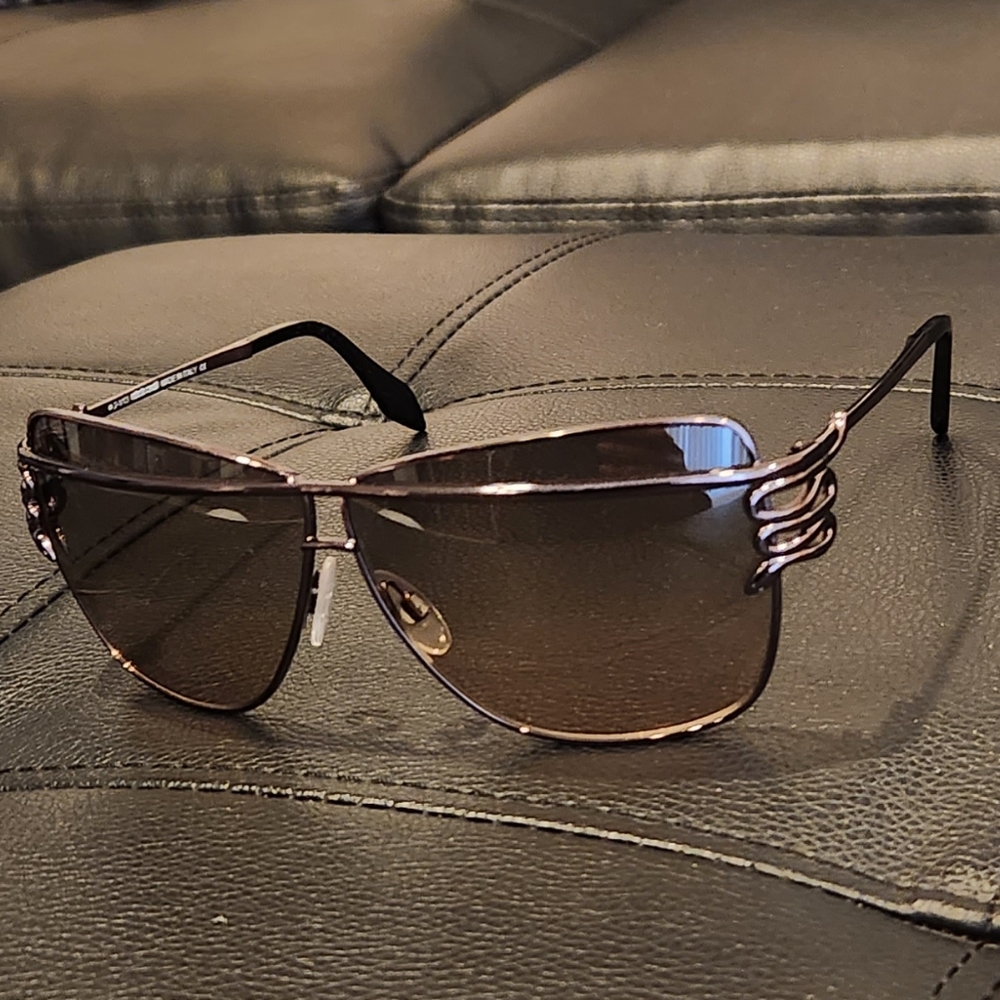 Roberto Cavalli, Morane, 723S, 65-7-130 Sunglasses Metal Frame Brown Gradient Wm
